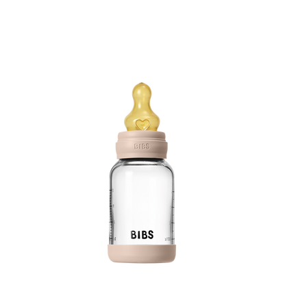 Baby Glass Bottle Set 120ml Latex - Blush