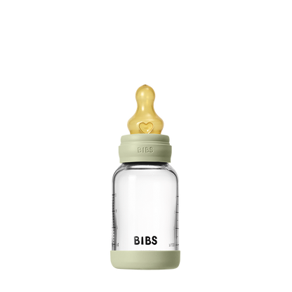 Baby Glass Bottle Set 120ml Latex - Sage