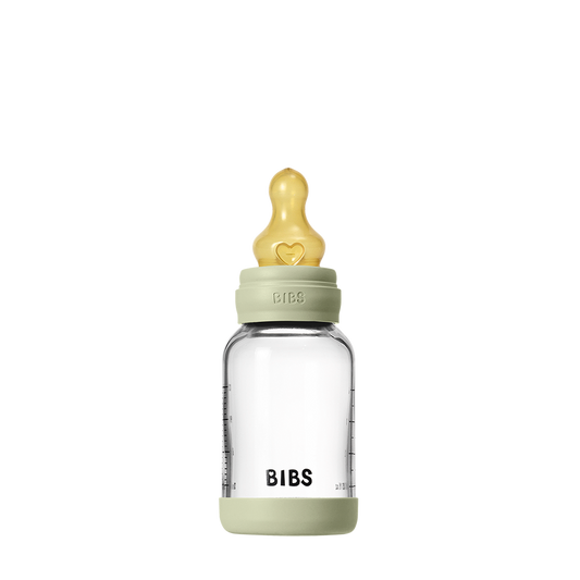 Baby Glass Bottle Set 120ml Latex - Sage