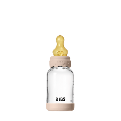 Baby Glass Bottle Boheme Set 120ml Latex - Blush