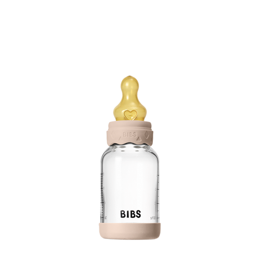Baby Glass Bottle Boheme Set 120ml Latex - Blush