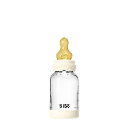 Baby Glass Bottle Boheme Set 120ml Latex - Ivory