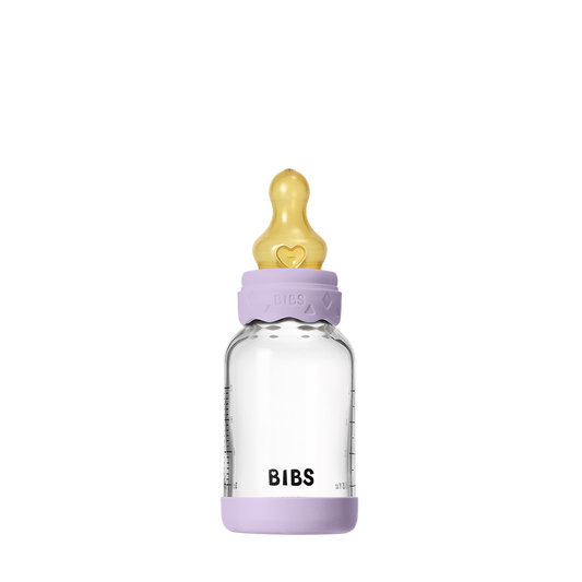 Baby Glass Bottle Boheme Set 120ml Latex - Violet Sky