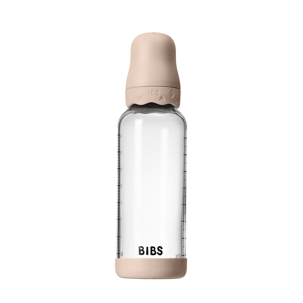 Baby Glass Bottle Boheme Set 240ml Latex - Blush