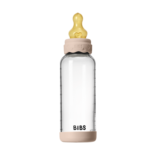 Baby Glass Bottle Boheme Set 240ml Latex - Blush