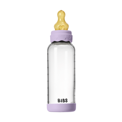 Baby Glass Bottle Boheme Set 240ml Latex - Violet Sky