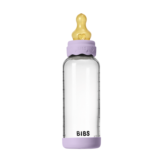 Baby Glass Bottle Boheme Set 240ml Latex - Violet Sky