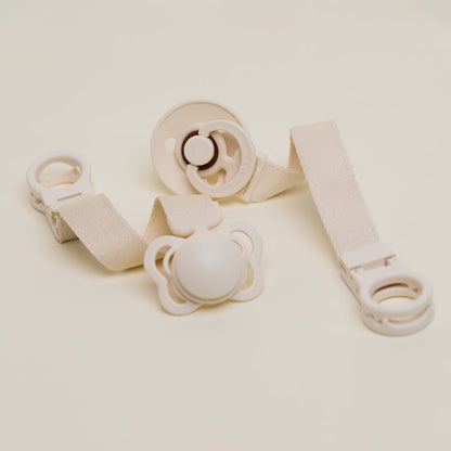 Pacifier Clip Loop - Ivory