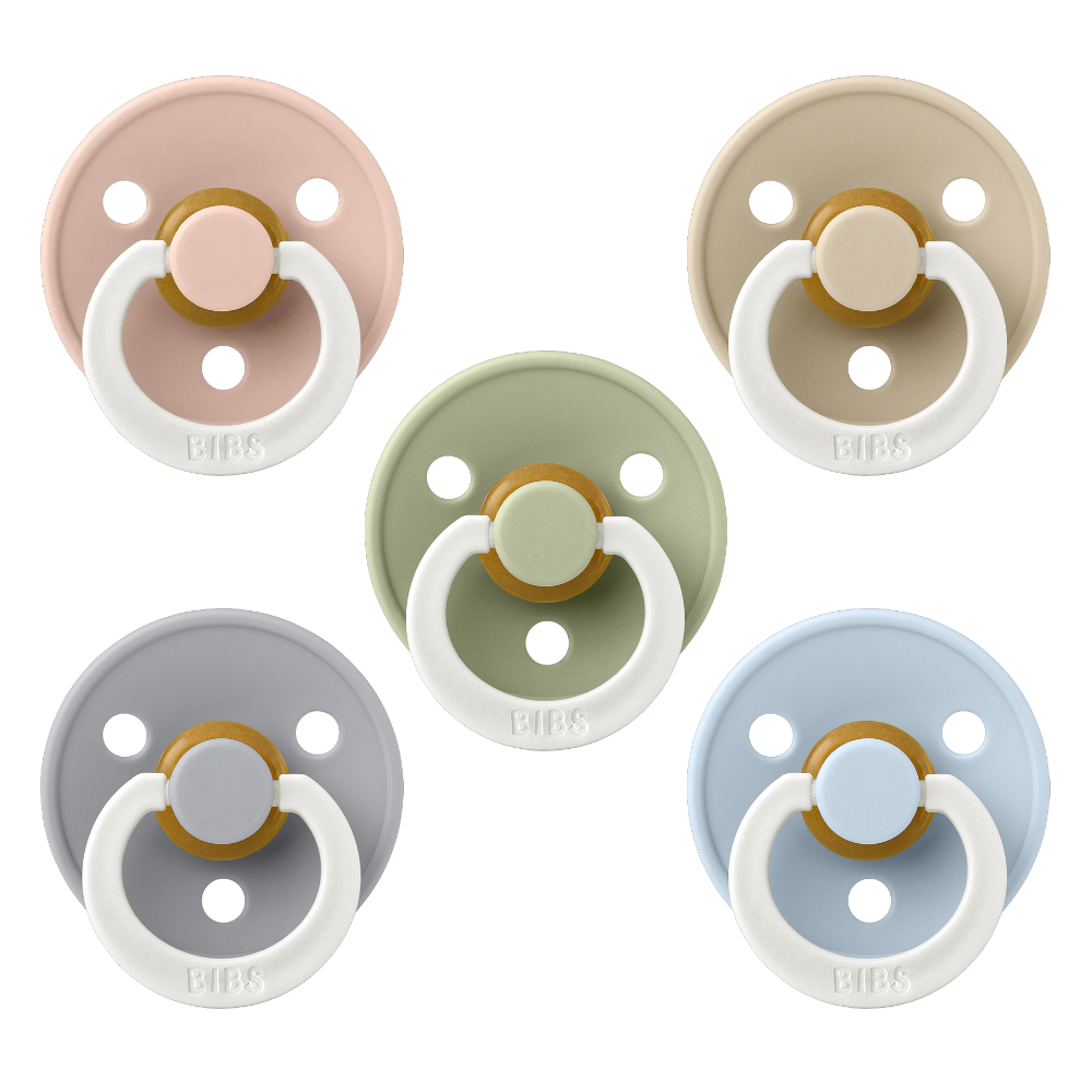 Colour Pacifiers - Mixed Flowpacks 25pc - Latex Size 2 GLOW