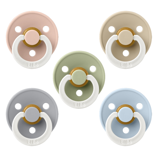 Colour Pacifiers - Mixed Flowpacks 25pc - Latex Size 2 GLOW