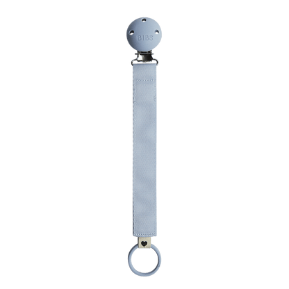 Pacifier Clip Ribbon - Dusty Blue - BIBS