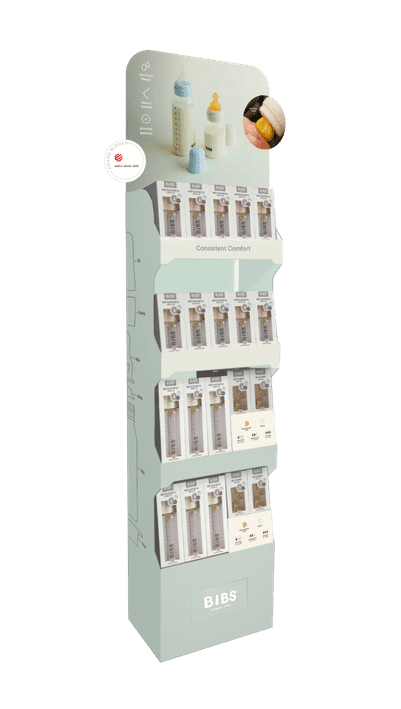 BIBS Floor Display - Baby Bottles