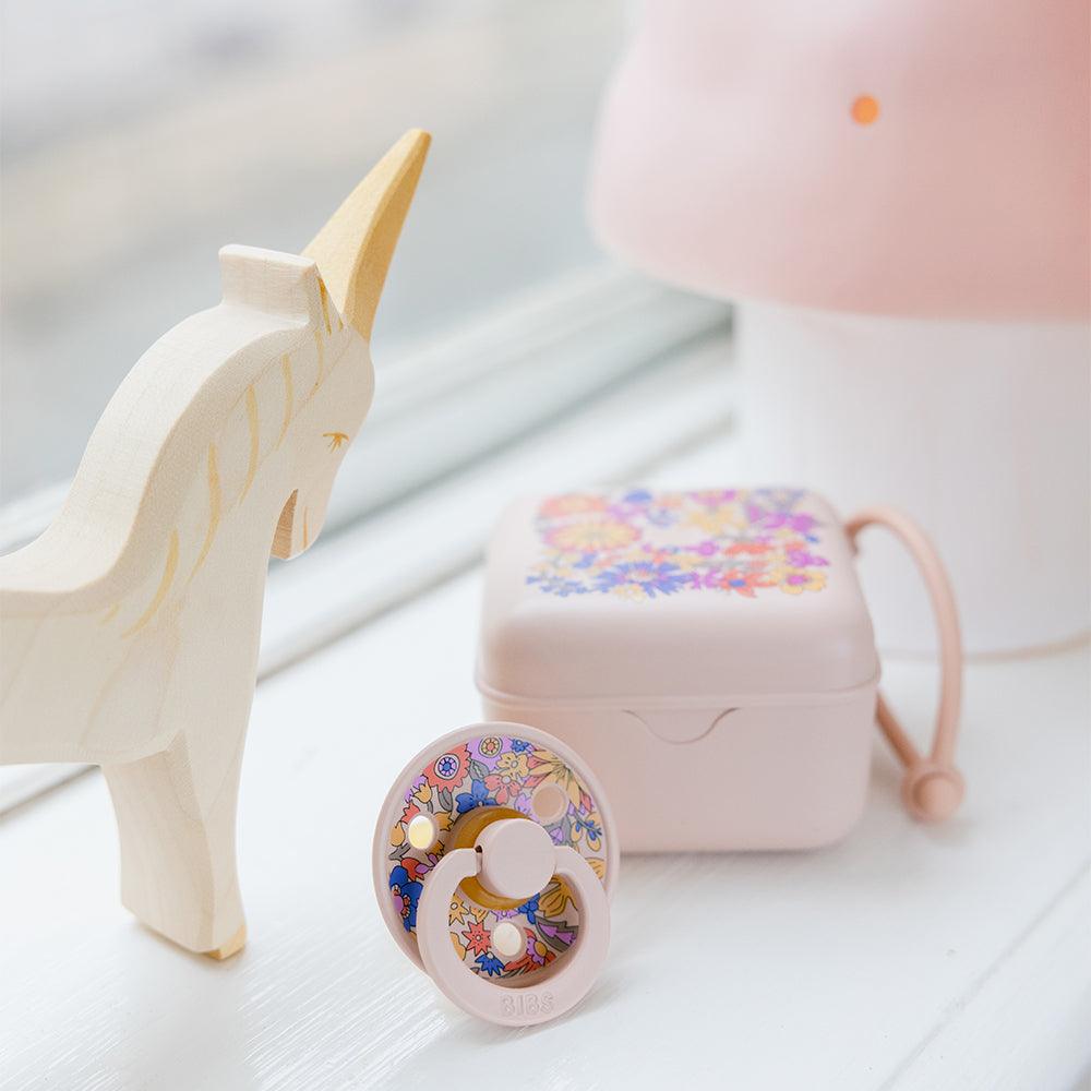 BIBS x LIBERTY Pacifier Box - June Blossom Blush - BIBS