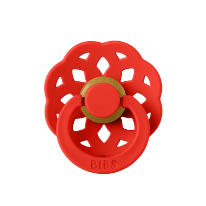 bright red boheme pacifer from bibs
