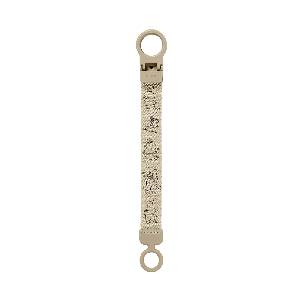 BIBS x Moomin Pacifier Clip Loop - Vanilla - BIBS