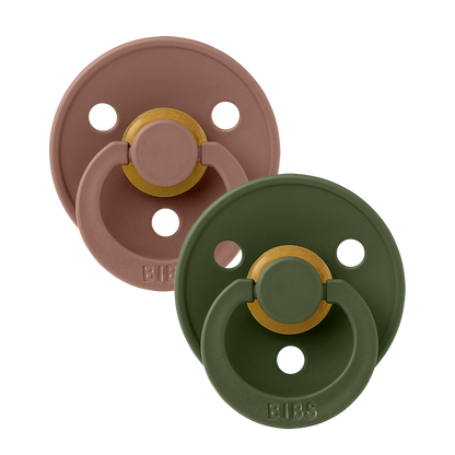 BIBS Colour 2 PACK Woodchuck/Hunter Green [product_typ] - BIBS EU