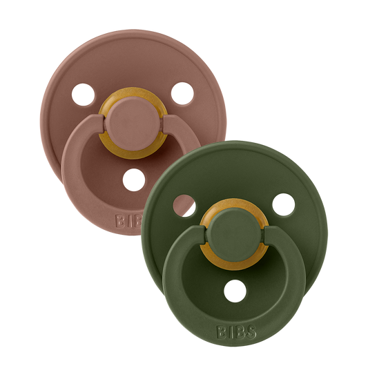 BIBS Colour 2 PACK Woodchuck/Hunter Green [product_typ] - BIBS EU