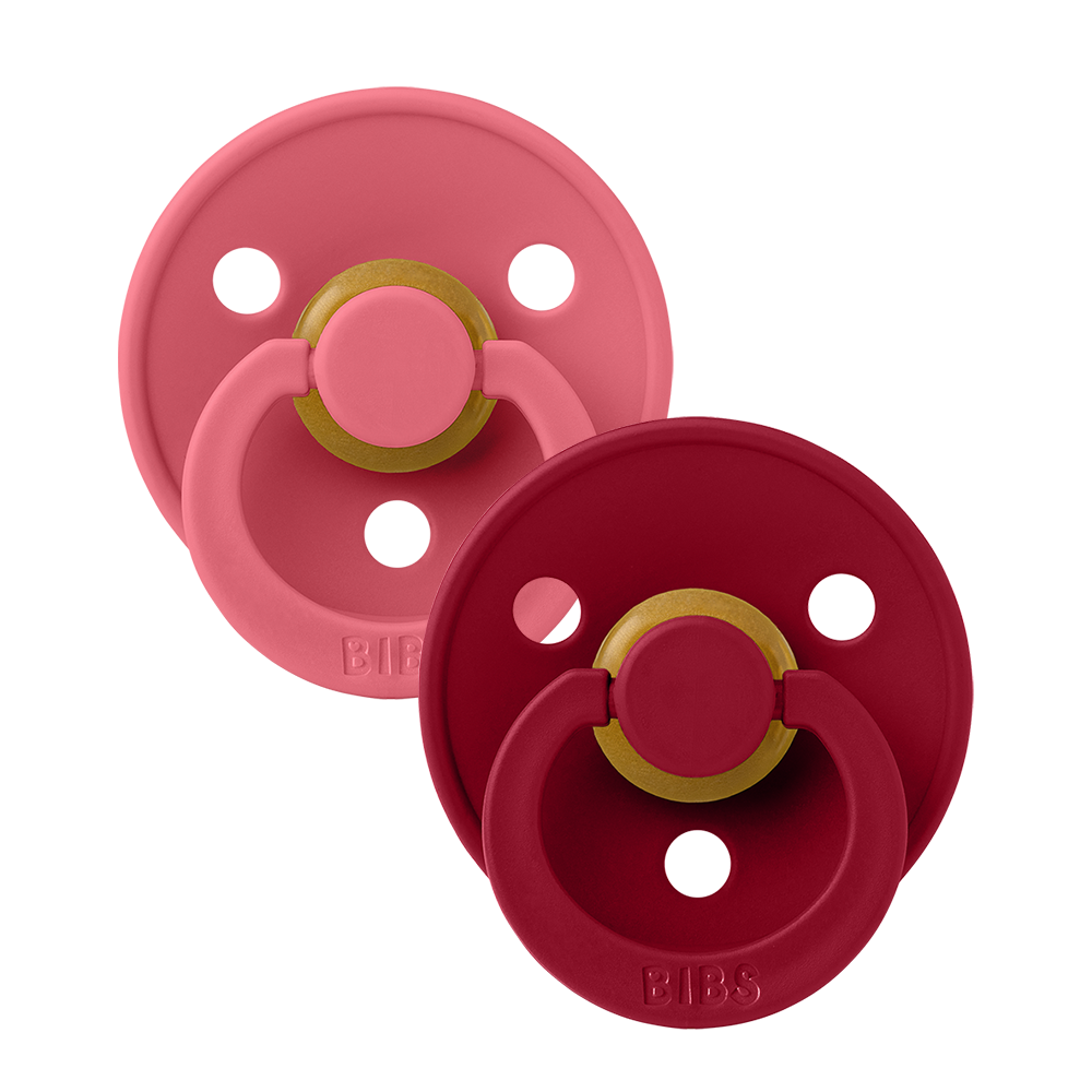 BIBS Colour 2 PACK Coral/Ruby [product_typ] - BIBS EU