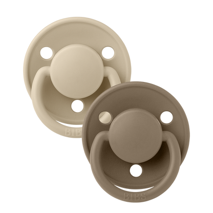 BIBS De Lux 2 PACK Vanilla/Dark Oak [product_typ] - BIBS EU