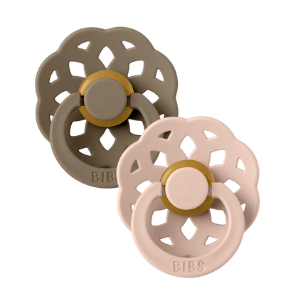 Lot de 2 Bohème Chêne foncé/Blush