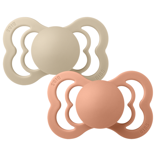 BIBS Supreme 2 PACK Vanille/Pêche