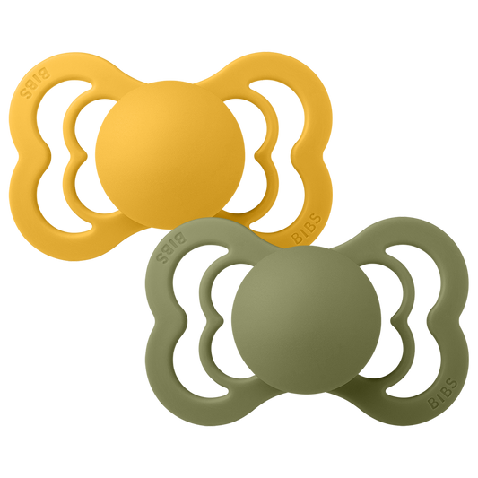 BIBS Supreme 2 PACK Honey Bee/Olive [product_typ] - BIBS EU
