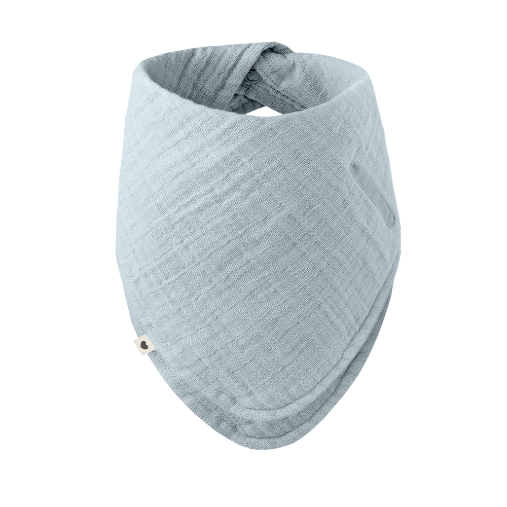 Bavoir Bandana Bébé Bleu