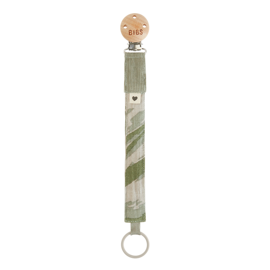 Attache-tétine camouflage Tie Dye Vert