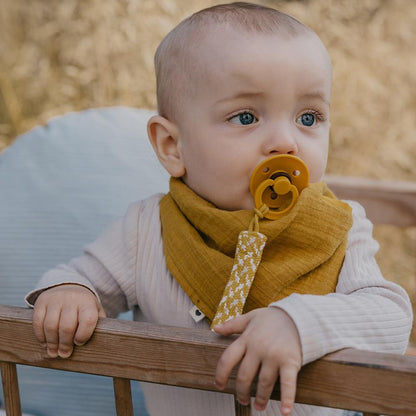 Bavoir bandana BIBS moutarde