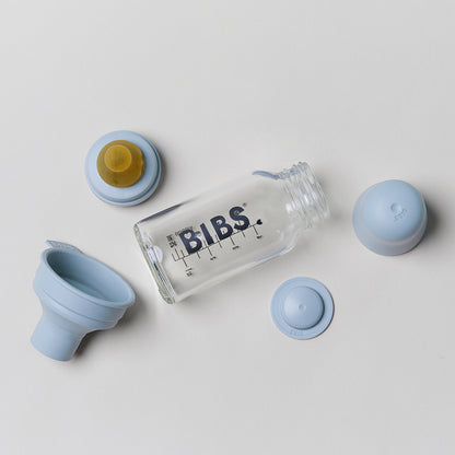 Coffret complet de biberons en verre pour bébé 110 ml Blush