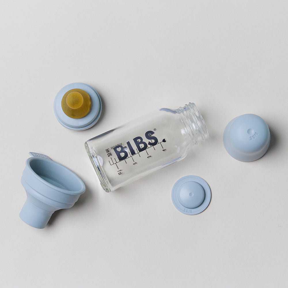 Coffret complet de biberons en verre pour bébé 110 ml Cloud