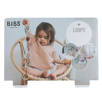 Boucles supérieures pour présentoir de comptoir