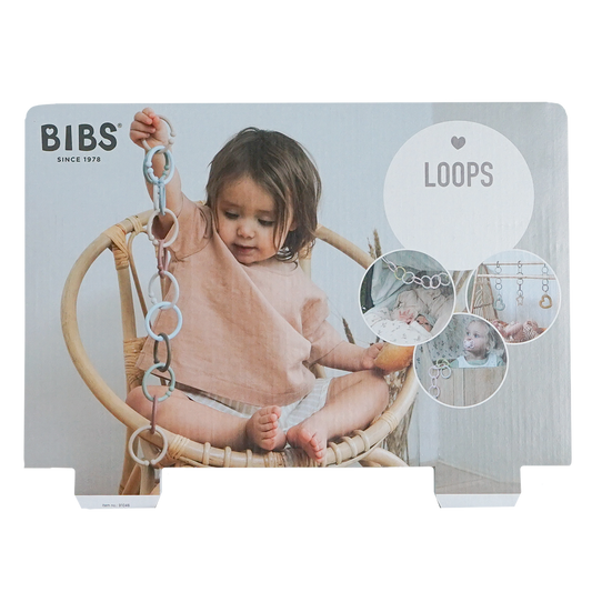 Boucles supérieures pour présentoir de comptoir