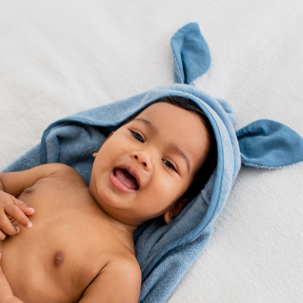 Serviette à capuche kangourou Baby Vanille