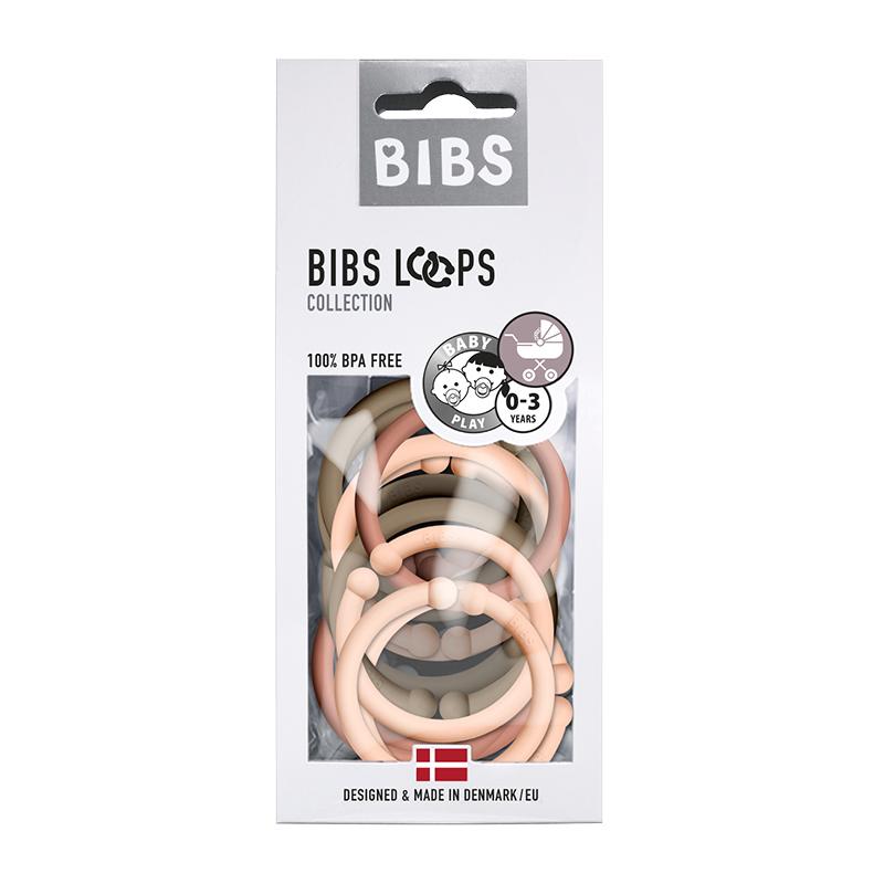 BIBS Loops 12 Pack Peach Sunset/Woodchuck/Dark Oak [product_typ] - BIBS